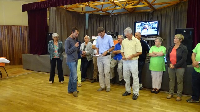 Cérémonie de remise des chèques 2016