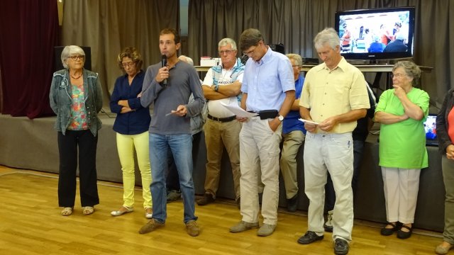 Cérémonie de remise des chèques 2016