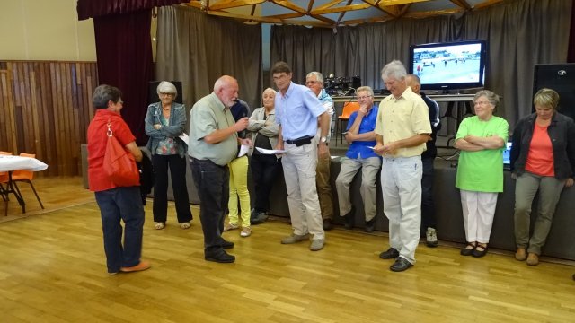 Cérémonie de remise des chèques 2016