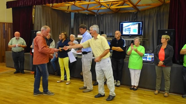 Cérémonie de remise des chèques 2016