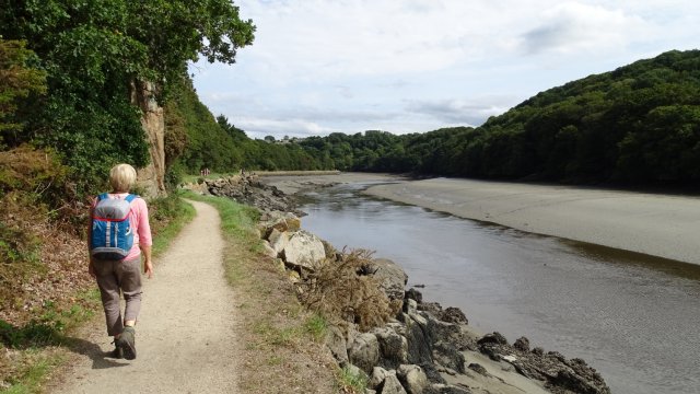 Les rives du Léguer le 24 août 2017