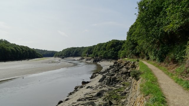Les rives du Léguer le 24 août 2017