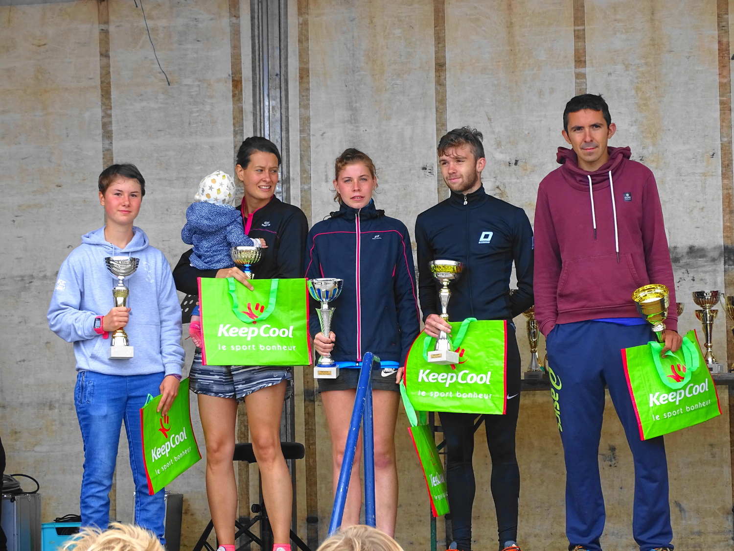 Podium 8 km