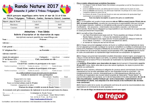 Inscriptions - règlement 2017